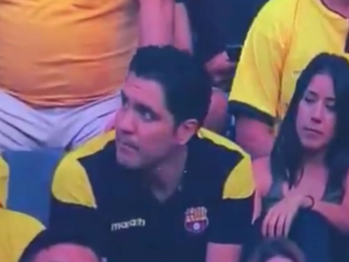 Football fan caught cheating after featuring on kiss cam | iRadio