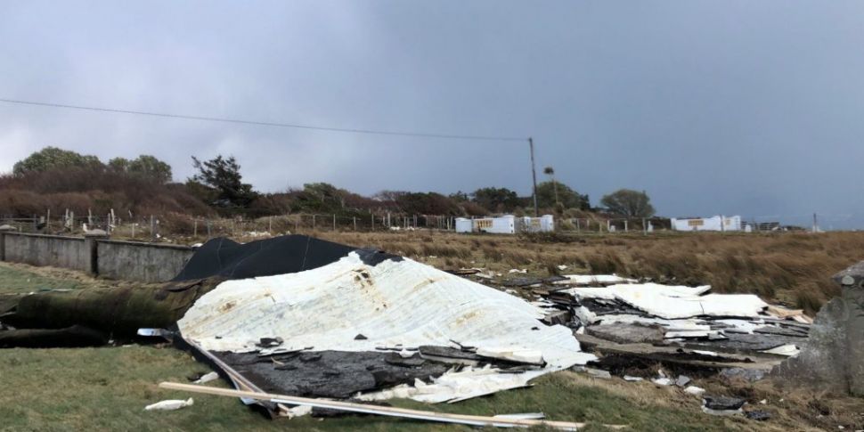 Roof blows off national school...