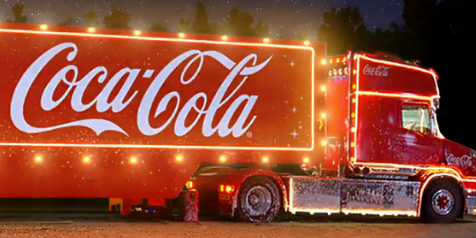 The Christmas Coca-Cola Truck...