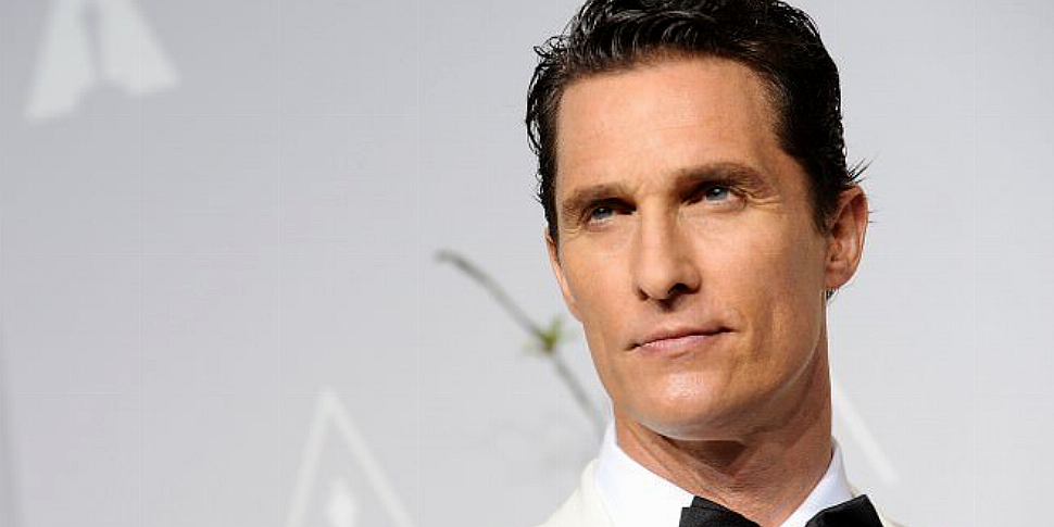 Matthew McConaughey leaves doo...