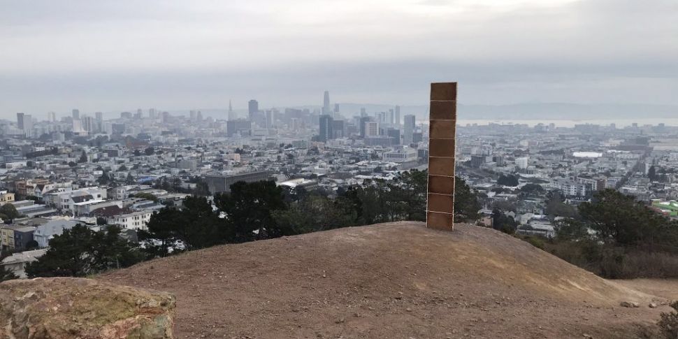 Gingerbread monolith appears a...