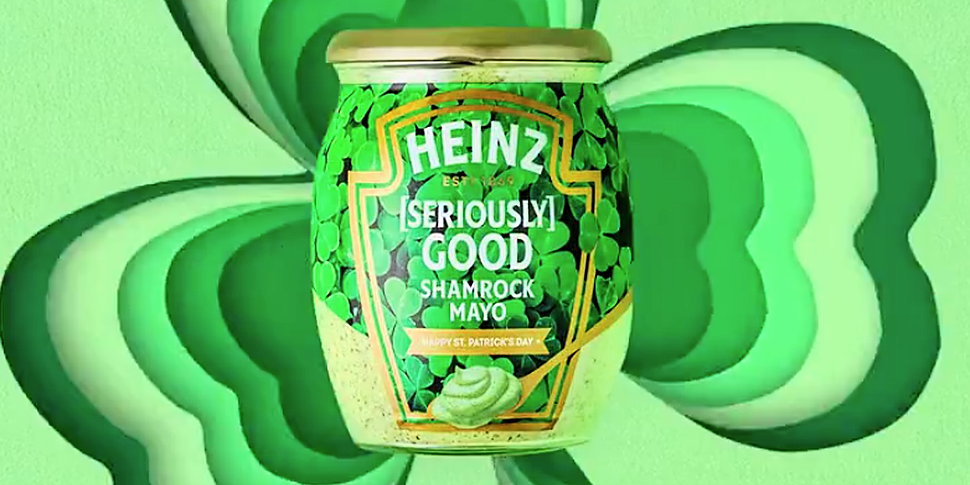 Heinz are launching shamrock m...