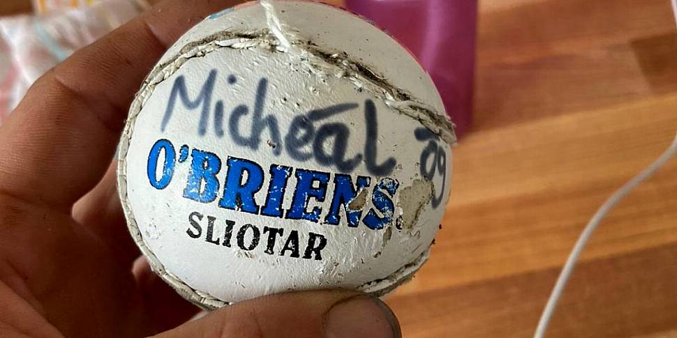 Sliotar finds its way home to...