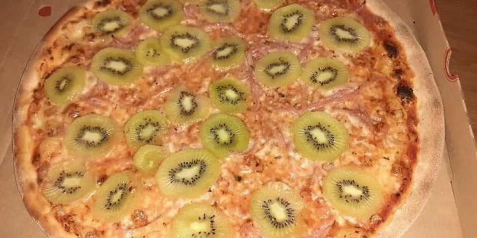 Pizza with kiwi is the latest...
