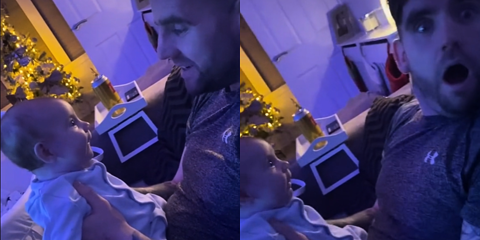 Mum captures video of 12 week...