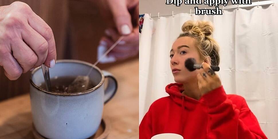 Woman goes viral for using tea...