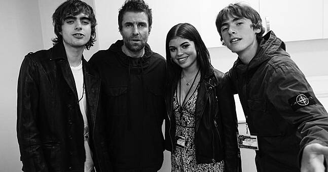 Liam Gallagher shares emotional image of first meeting with daughter
