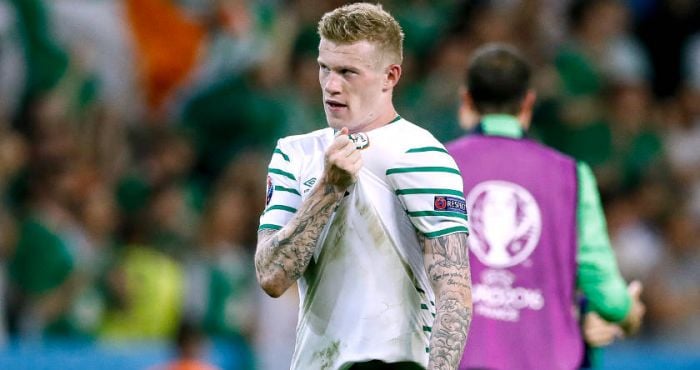 James McClean: Footballer welcomes support over anti-Irish abuse - BBC News