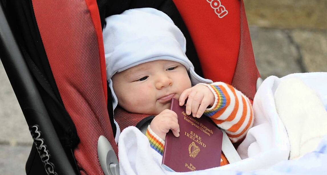 Irish Passport Ranked Among Top 10 Most Powerful In The World The   Babypassport F 1024x598 