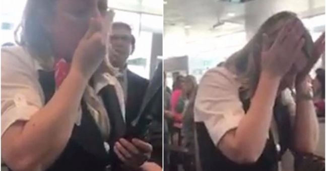 Angry Passenger Reduces Ryanair Flight Attendant To Tears With Shocking