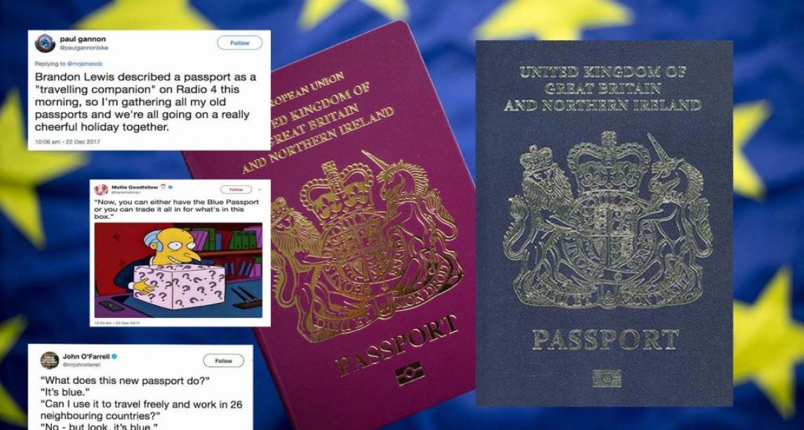 Twitter Goes Into Overdrive As Uk Confirms It Will Go Back To Iconic British Blue Passports 9907