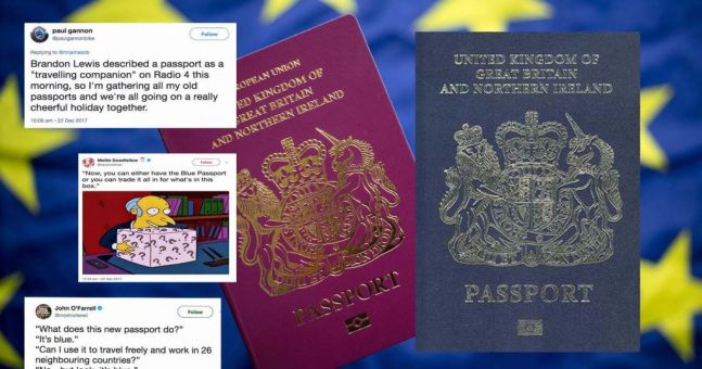 Twitter Goes Into Overdrive As Uk Confirms It Will Go Back To Iconic British Blue Passports 6629