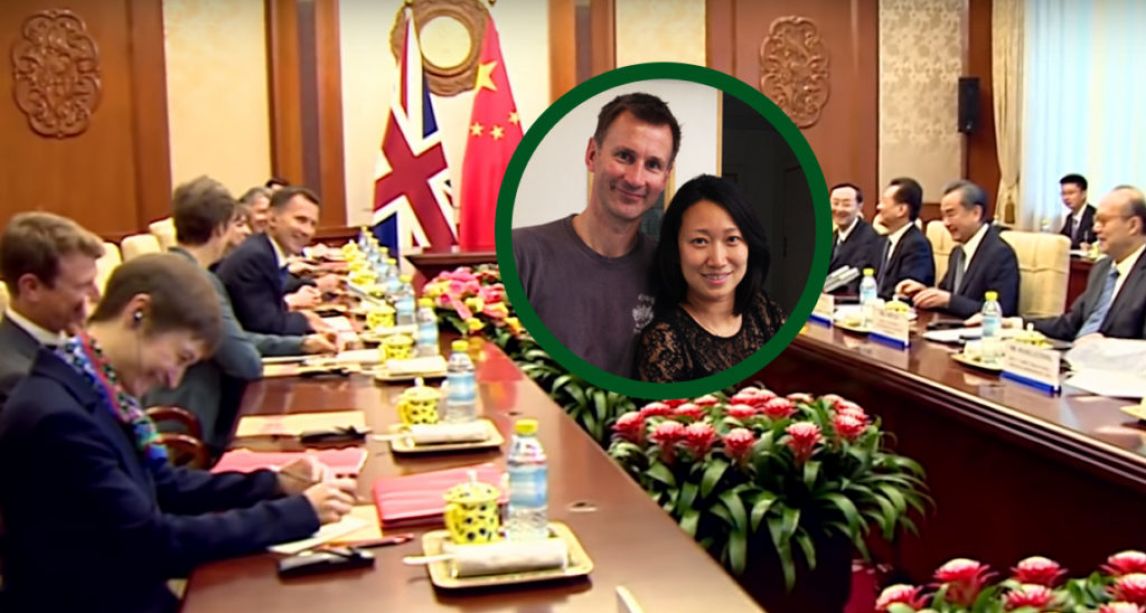 British Foreign Secretary Jeremy Hunt Says His Chinese Wife Is