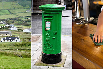 do irish post offices close for lunch