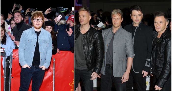 Westlife reveal Ed Sheeran has written six songs for the group's