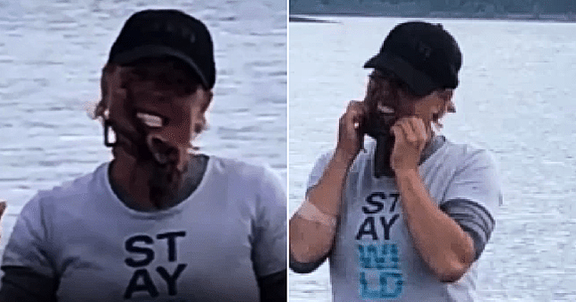‘This was not a good idea’ – Woman regrets posing for photo with