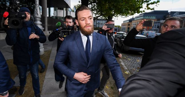 Conor Mcgregor Fined €1000 And Convicted Of Assault On Man In Dublin Pub Who Refused Offer Of