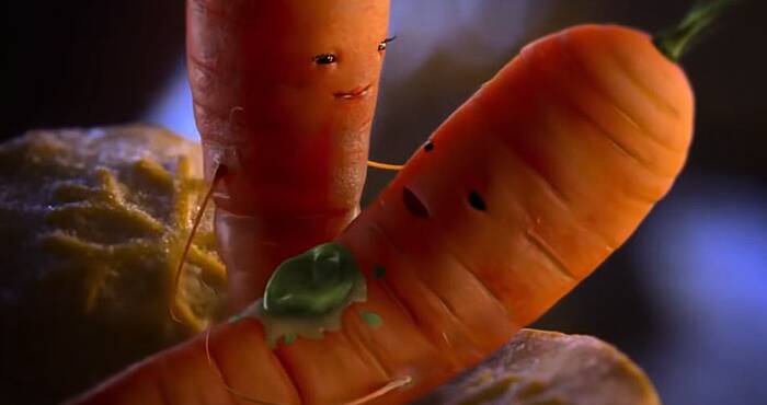 kevin the carrot dog toy