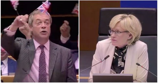 Irish Mep Who Cut Nigel Farage Off During Final Eu Parliament Speech Says Brexiteers Backed Her