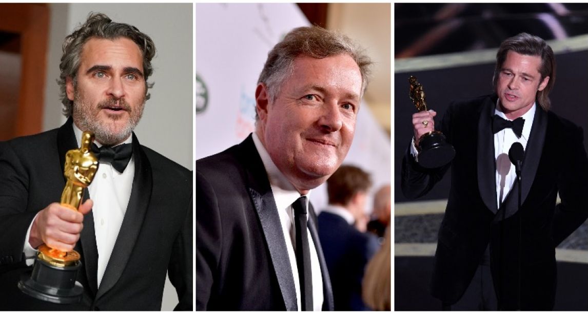 Piers takes swipe at Joaquin Phoenix and Brad Pitt during Oscar