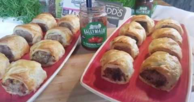 Irish sausage rolls with black pudding and Ballymaloe relish recipe | The Irish Post