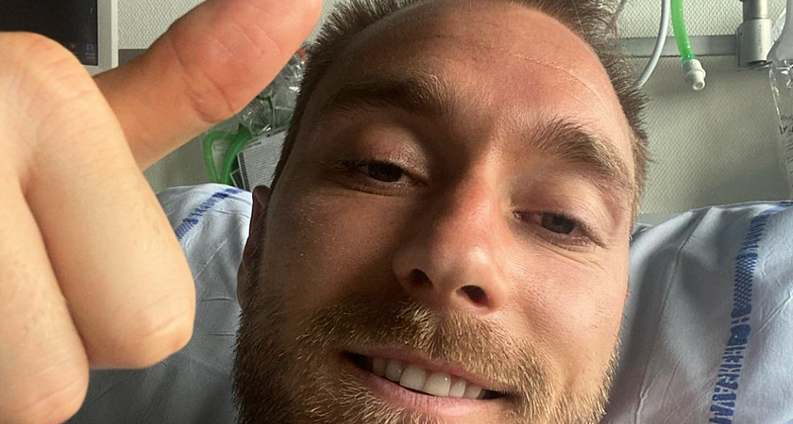 Christian Eriksen Provides Fans With Encouraging Update After Being ...