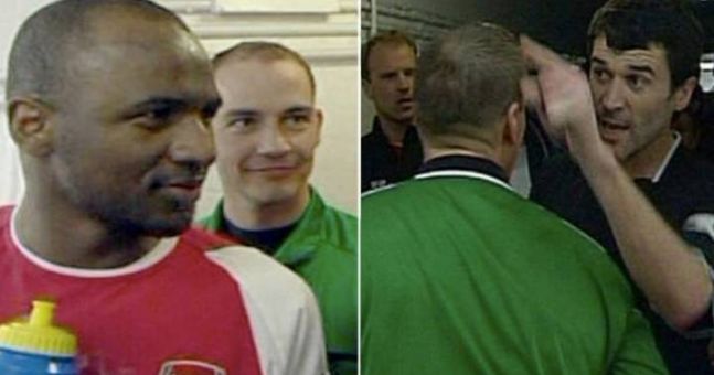 'A typical Arsenal bully' - Roy Keane and Patrick Vieira ...