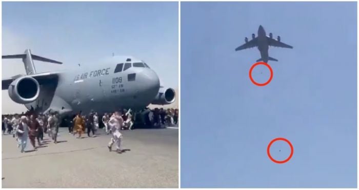 New Shocking Footage Emerges from Stowaway on Military Plane's Wheels