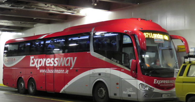 Bus Éireann restarts its Expressway Dublin-London ferry service