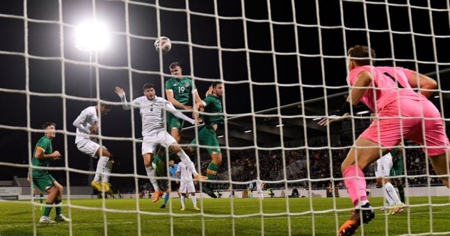 Evan Ferguson scores his first goal for the Ireland Under 2's in a 1-1 draw with Israel | The Irish Post