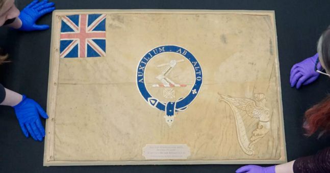 Royal Navy museum buys sledge flag of explorer and ‘proud Irishman’ Henry Kellett