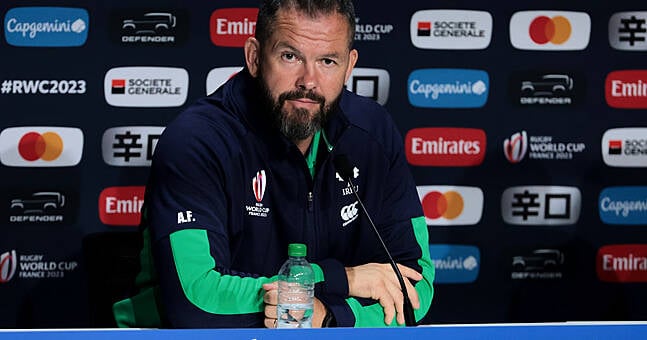 Andy Farrell has been named Coach of the Year