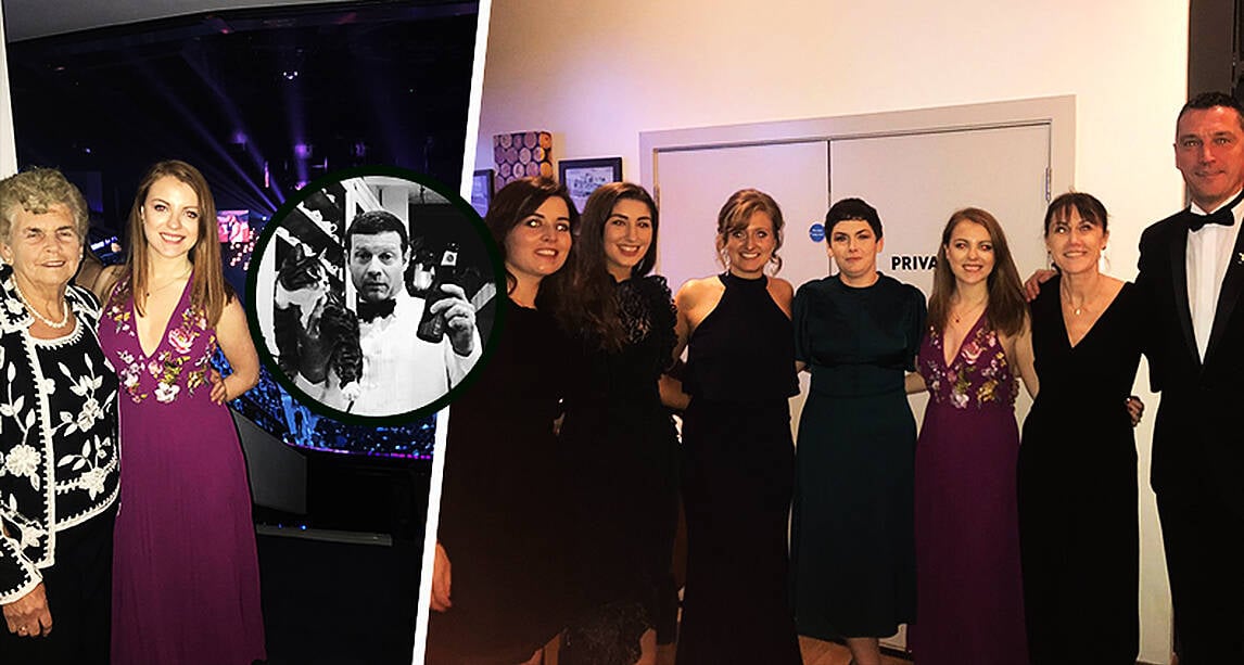 Dermot O'Leary donates his NTAs 2019 box to London Irish Centre charity volunteers