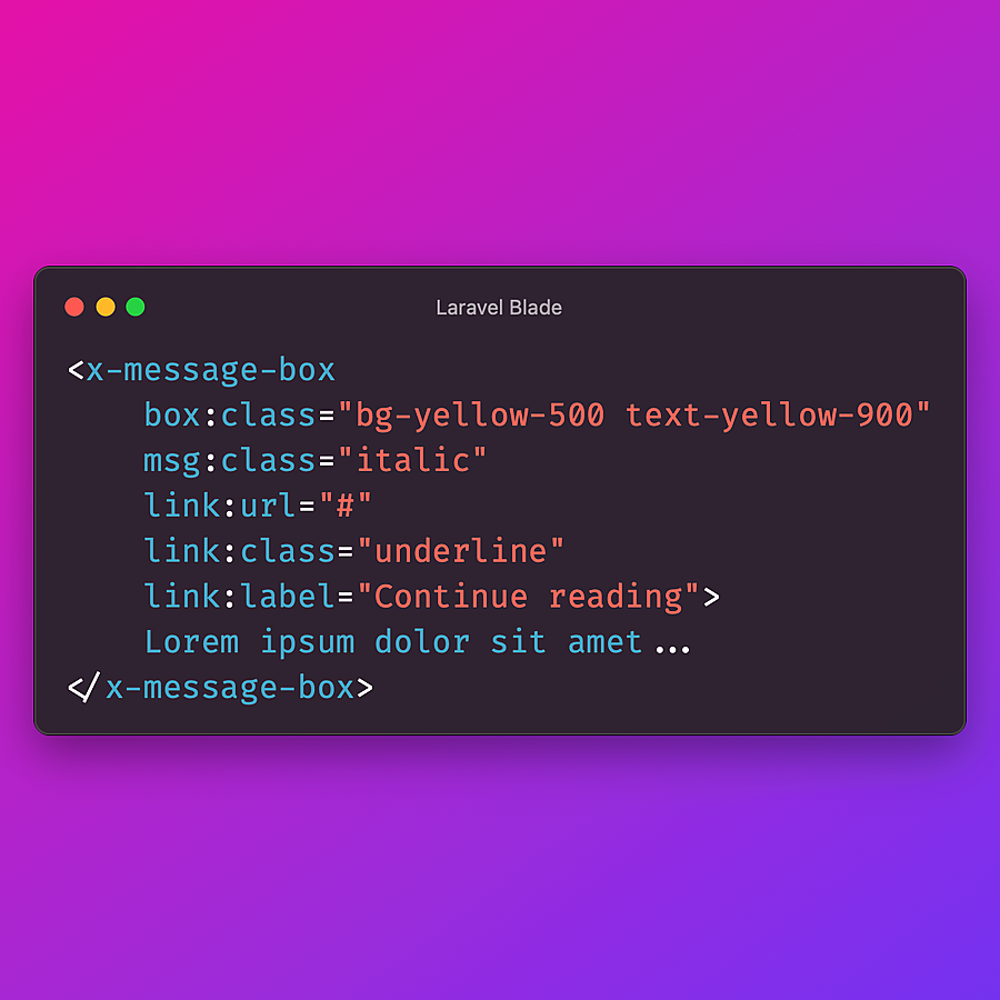 Efficient Laravel Blade Components: Balancing Reusability and Customization - JeffOchoa.me