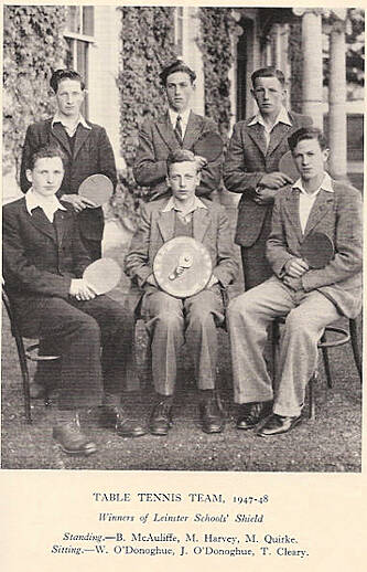 1947-48 Table Tennis - KnockUnion.ie