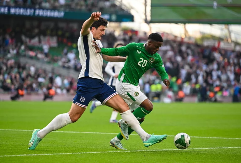 Harry MAguire Chiedozie Ogbene