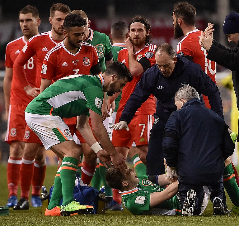 Séamus Coleman Éire An Bhreatain Bheag