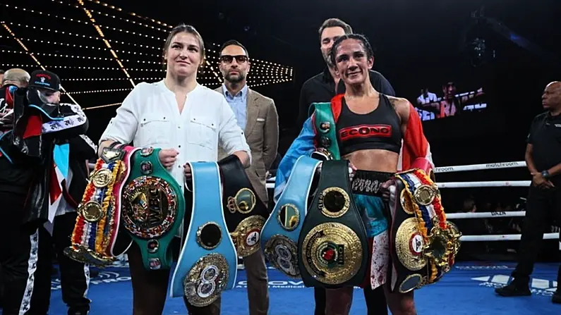 Tuairisc: Katie Taylor-Amanda Serrano II Le Bogadh go dtí an Ghearmáin