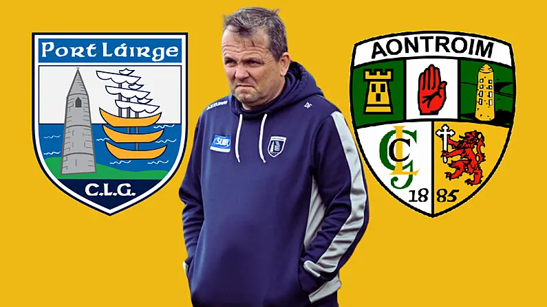 Míníonn Davy Fitzgerald Codarsnacht Mhór idir Iománaíocht Aontroma agus Phort Láirge