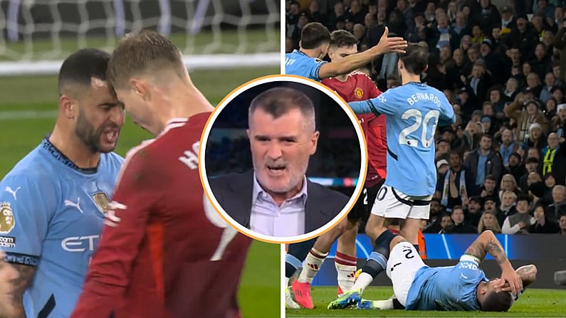 Ligeann Roy Keane Racht Feirge as I nDiaidh Amaidí Kyle Walker