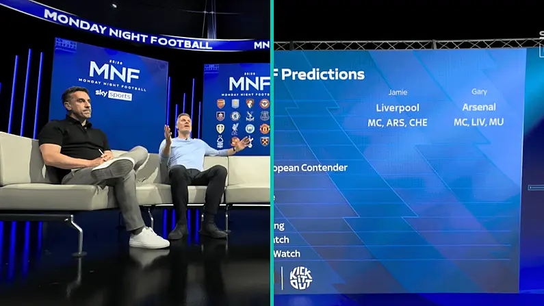 Bhí tuartha mire Gary Neville faoin bPríomhroinn cosúil le magadh faoi féin