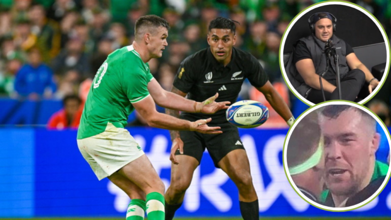 Deir Laoch All Black go raibh sé Tuillte ag 'Goirín' Sexton Tar éis Focail O'Mahony le Sam Cane