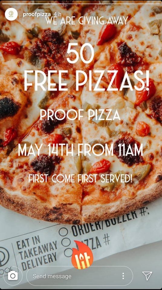 You Can Get Free Pizza From This Dublin Restaurant Next Week