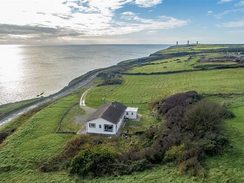 A home with huge potential with a cliffside setting