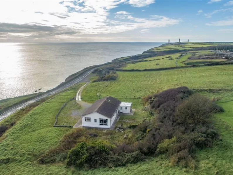 A home with huge potential with a cliffside setting