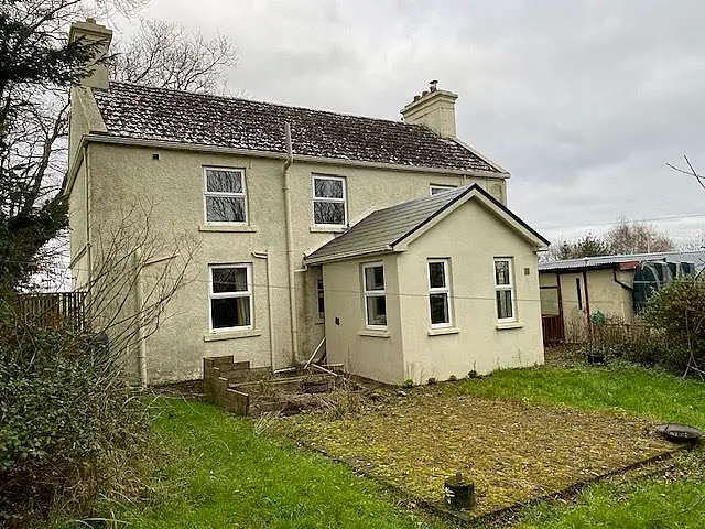 Back of the farmhouse