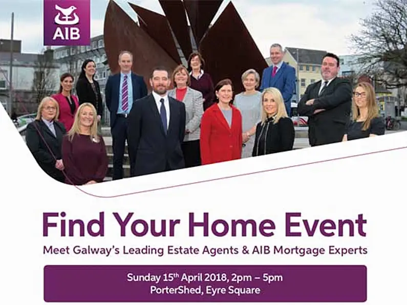 AIB hosting 'Find Your Home Event' in Galway this Sunday