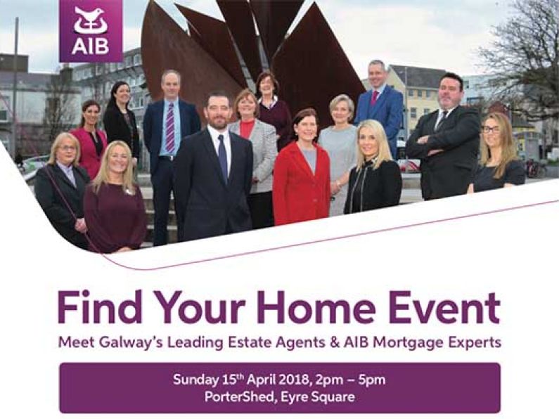 AIB hosting 'Find Your Home Event' in Galway this Sunday