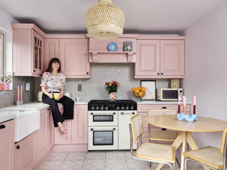 Tickled pink with a kitchen makeover by Dulux Heritage paint