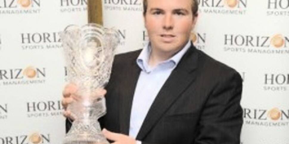 Trophies of golfer Shane Lowry...